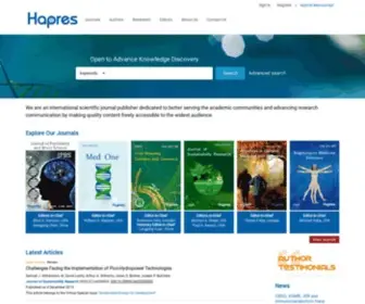 Hapres.com(Hapres-An Academic Publisher) Screenshot