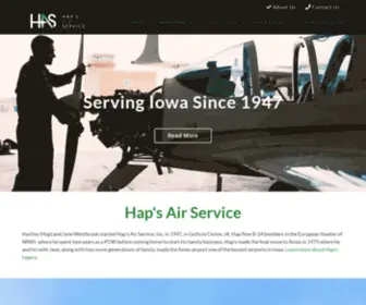 Hapsair.com(Haps Air Service est) Screenshot