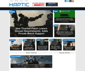 HapticFeed.com(Haptic) Screenshot