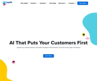 Haptik.co(Drive Business Efficiency at Scale with Generative AI) Screenshot