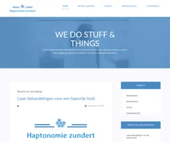 Haptonomiezundert.nl(Haptonomie zundert) Screenshot