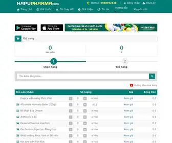 Hapupharma.com(Dịch vụ mua thuốc hộ Hà Nội) Screenshot