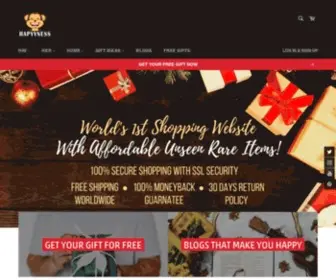 Hapyyness.com(Best Online Shopping Site) Screenshot