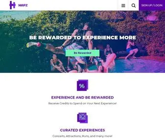 Hapz.com(Experience more with Hapz) Screenshot