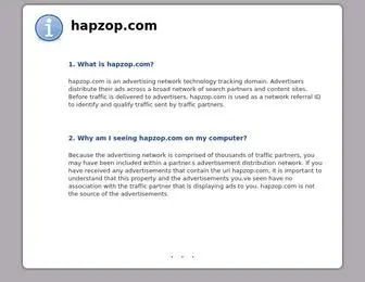 Hapzop.com(Hapzop) Screenshot