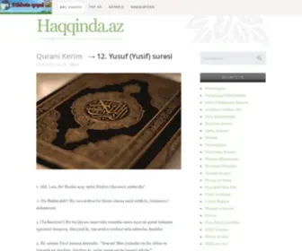 HaqQinda.az(Kitabxana) Screenshot