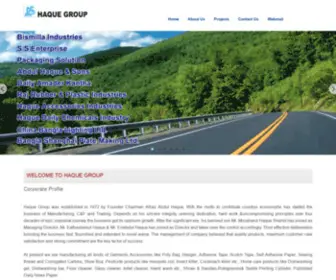 Haquegroupbd.com(DyStar Group) Screenshot