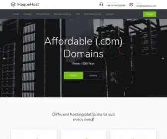 Haquehost.com(HaqueHost) Screenshot