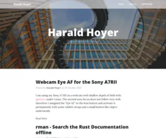 Harald-Hoyer.de(Harald Hoyer) Screenshot