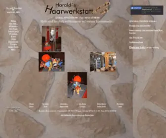 Haralds-Haarwerkstatt.de(Harald´s Haarwerkstatt) Screenshot