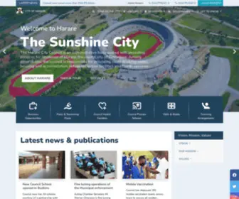 Hararecity.co.zw(City of Harare) Screenshot