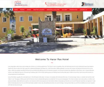 Hararrashotel.com(Harar Ras Hotel) Screenshot