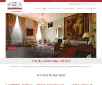 Haras-National-DU-Pin.com(Le Haras national du Pin) Screenshot