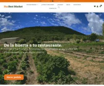 Harbestmarket.com(HarBest Market → Comprar Frutas y Verduras Frescas Directamente de la Huerta) Screenshot