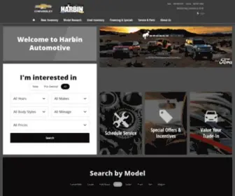 Harbinautomotive.com Screenshot