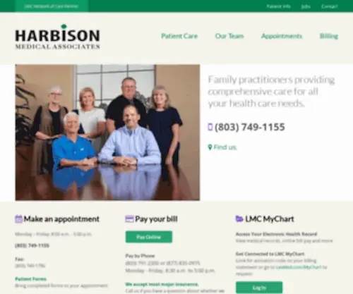 Harbisonmedical.com(Harbison Medical Associates) Screenshot
