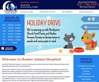 Harboranimal.com(Veterinarian in Winthrop Harbor IL) Screenshot