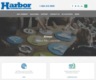 Harborcom.com(Harbor Communications) Screenshot