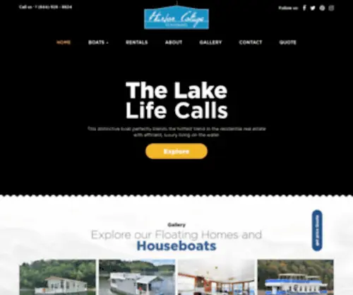 Harborcottagehouseboats.com(Harborcottagehouseboats) Screenshot