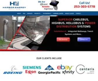 Harborenergysolutions.com(Improve Bus Duct & Cable Tray) Screenshot