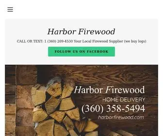 Harborfirewood.com(Full service firewood supplier fast Dependable service serving) Screenshot