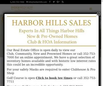 Harborhills.com(Florida Custom Home Builder) Screenshot