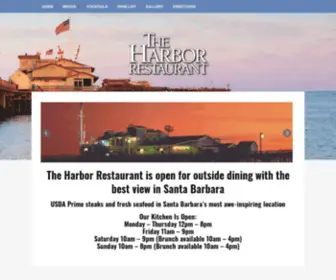 Harborsb.com(The Harbor Restaurant) Screenshot