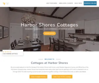 Harborshorescottages.com(Harbor Shores Cottages) Screenshot