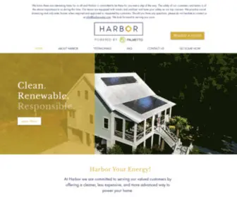 Harborsolar.com(Residential Solar Energy) Screenshot