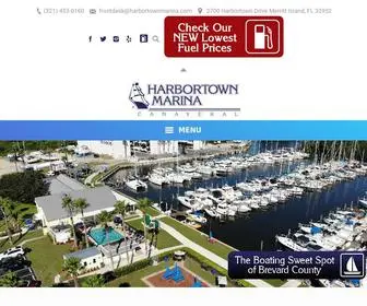 Harbortownmarina.com(Merritt Island Port Canaveral Boat Storage & Fuel) Screenshot