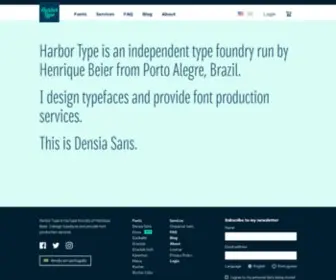 Harbortype.com(Harbor Type) Screenshot