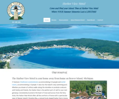 Harborviewbeaverisland.com(Conveniently located in the heart of town) Screenshot