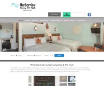 Harborviewfun.com(Harborview Inn and RV Park) Screenshot