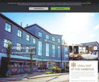 Harbour.ie(Official Website of The Harbour Hotel Galway) Screenshot