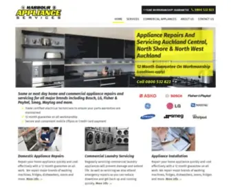 Harbourapplianceservices.co.nz(Appliance Repairs Auckland) Screenshot