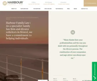 Harbourfamilylaw.co.uk(Family Law Solicitors in Bristol Clifton) Screenshot