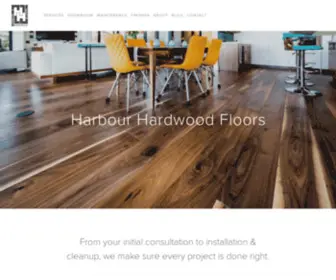 Harbourhardwood.com(Harbour Hardwood Floors) Screenshot