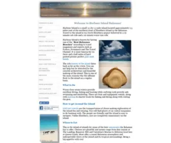 Harbourislandguide.com(Harbour Island Bahamas) Screenshot