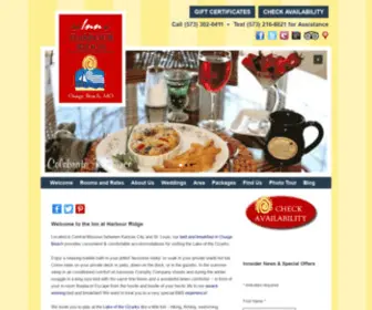 Harbourridgeinn.com(Inn at Harbour Ridge) Screenshot