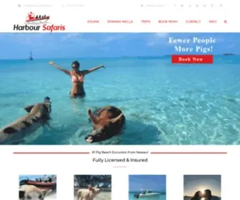 Harboursafaris.com(Swimming Pigs Tours from Nassau) Screenshot