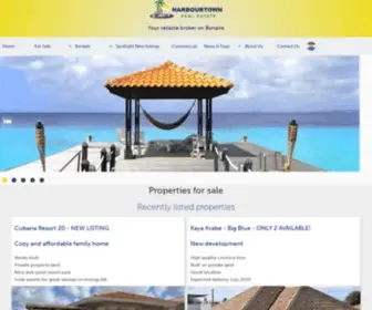 Harbourtownbonaire.com(Home For Sale Bonaire Real Estate) Screenshot