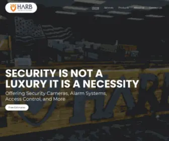 Harbsystems.com(Harb Security Systems) Screenshot