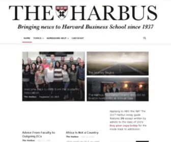 Harbus.org(The Harbus News Corporation) Screenshot