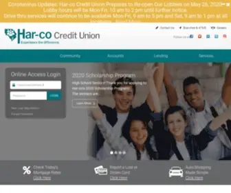 Harcocu.org(HAR-CO Credit Union) Screenshot