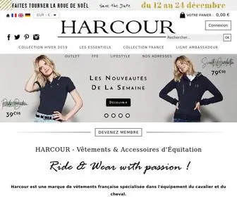 Harcour.fr(Vêtements et accessoires d'équitation) Screenshot