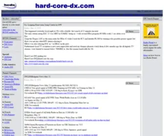 Hard-Core-DX.com(Probably the best DX site in the world) Screenshot