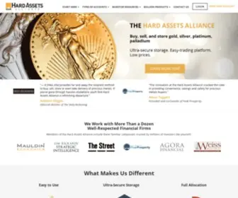 Hardassetsalliance.com(Hard Assets Alliance) Screenshot