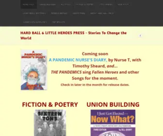 Hardballpress.com(HARD BALL & LITTLE HEROES PRESS) Screenshot