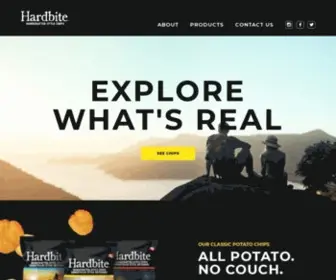 Hardbitechips.com(Hardbite Chips) Screenshot