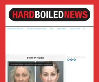 Hardboilednews.com(True Crime and News of the Weird from around the Globe) Screenshot